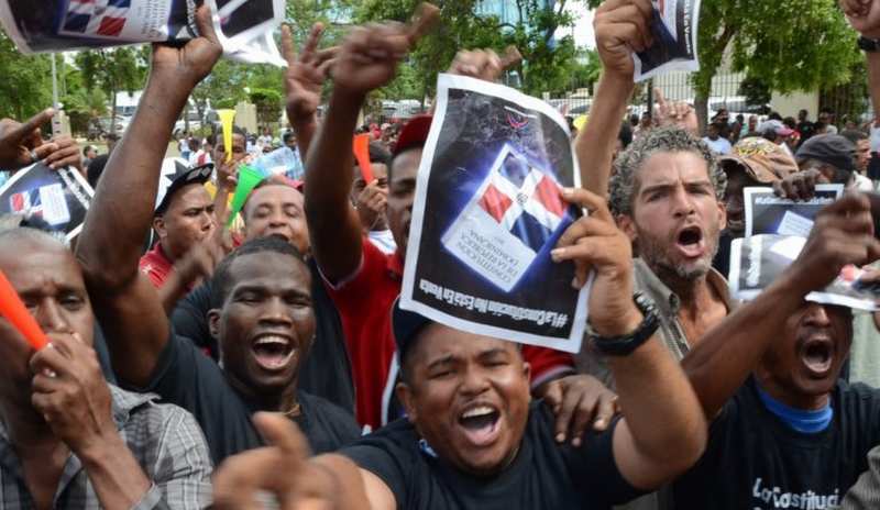 protesta en congreso